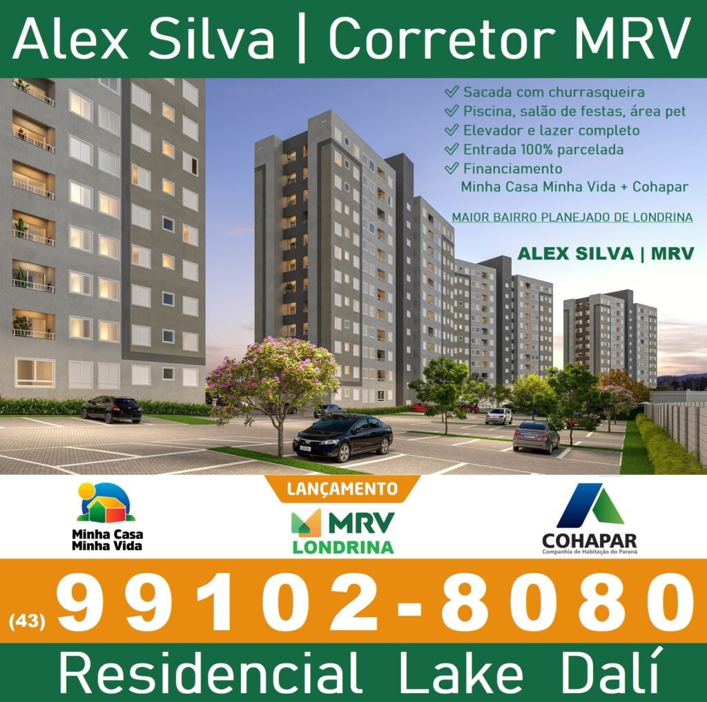 LAKE DALI APARTAMENTO MRV LONDRINA